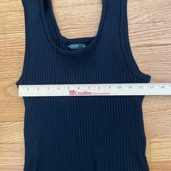 NWOT Shein two piece ribbed cropped sweater with tank, 0XL (12) - Picture 6 of 12